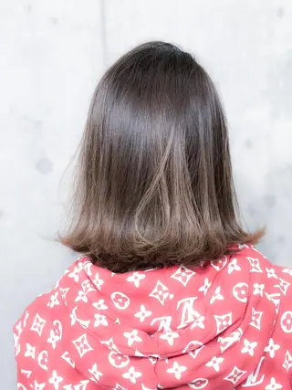 ミディアム カラー 北條 優輝のヘアスタイル