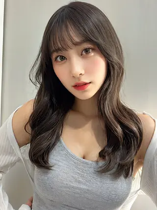 セミロング サロウィン銀座ray店所属・シノヅカ ケンゾーのヘアスタイル