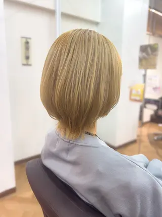 ショート ショート/ボブ ハイトーン❤️原航平のヘアスタイル
