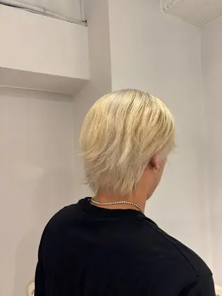 カラー メンズ CreBiA あやののヘアスタイル