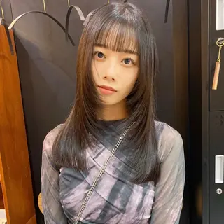 セミロング ブロンド/ブリーチ 【SITY.】のヘアスタイル