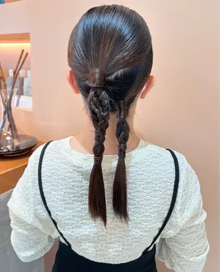 セミロング カラー ヘアアレンジ ✨カチモリ✨レイヤー 韓国ヘア🇰🇷ゆいのヘアスタイル