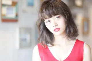 ミディアム 藤井 廉のヘアスタイル