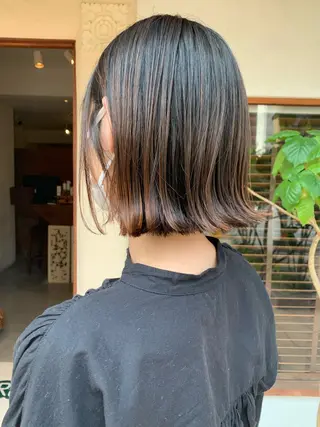 ミディアム カラー ヘアアレンジ 中津/柔らかカラー/ ナガオ　イズミのヘアスタイル