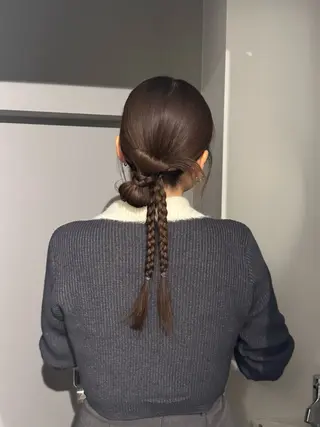 ヘアアレンジ 透明感/レイヤー カット🎀Maco.のヘアスタイル