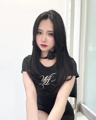 カラー 華やか韓国冬髪🤎 渋谷DANCEのヘアスタイル