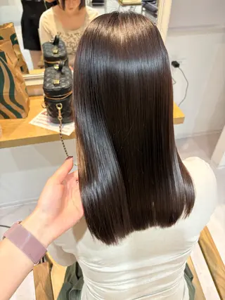 セミロング 藤田 小波のヘアスタイル