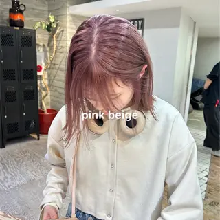 カラー 暖色カラー推し/ トヤエリコのヘアスタイル