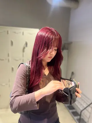 カラー 🍒小林 柚姫🍒のヘアスタイル