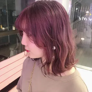 ミディアム カラー 透明感カラー× レイヤーカット✨高梨のヘアスタイル