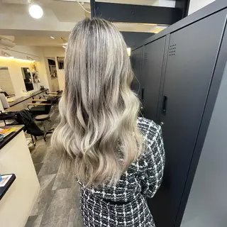 ロング カラー tokute 中野真咲🐺のヘアスタイル