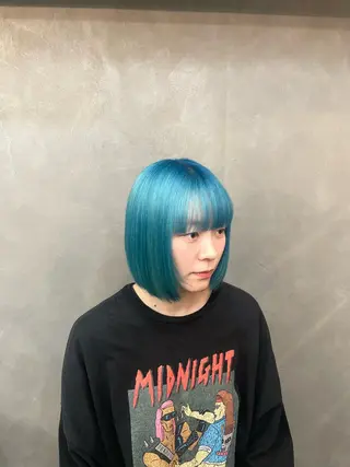 ミディアム カラー TNB TOKYO所属・Insta 指名 No.1KURUMIのヘアスタイル