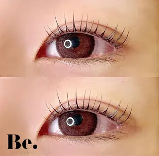 マツエク・マツパ Be. eyelash＆eyebrow 岡山店所属・🦋be. みうち🦋のマツエク・マツパデザイン