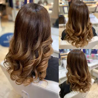 ロング カラー ヘアアレンジ 【enil代表】 杉林和哉のヘアスタイル