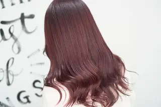 セミロング カラー 植田 /エクステ /ブリーチ/髪質改善のヘアスタイル