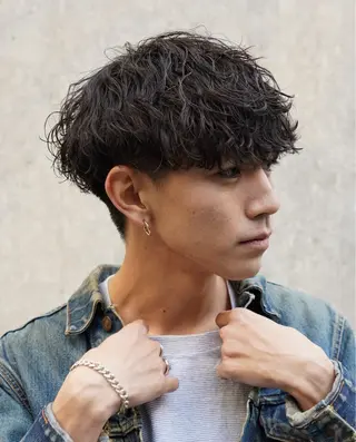 ショート パーマ メンズ ☀️fifth天神 英令🌙のヘアスタイル