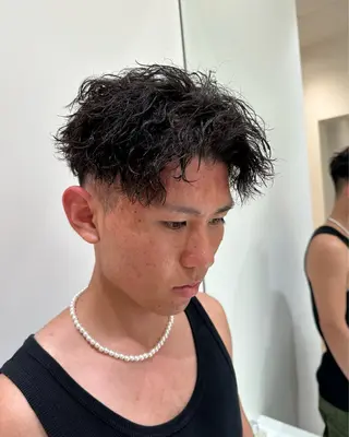 ショート パーマ メンズ KING of hair byNOISM所属・京都メンズ特化✨ No. 1/ユウキのヘアスタイル