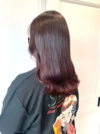 セミロング カラー Ayuna /透明感カラーのヘアスタイル