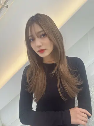 セミロング カラー 💎透明感カラー特化 💎TAISEIのヘアスタイル