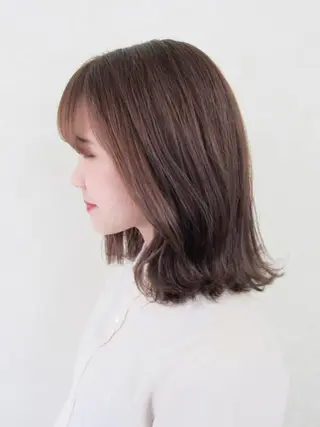 ミディアム ブルーム yukiのヘアスタイル
