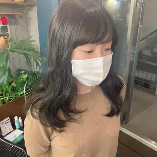 ミディアム カラー 土屋かすみ✁︎. ꙳ 姫カットのヘアスタイル