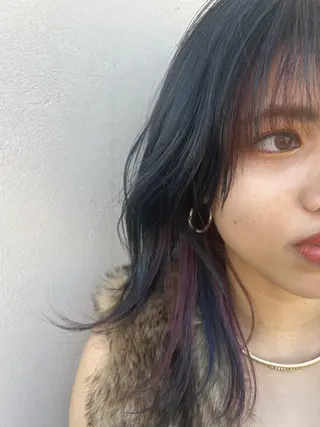 セミロング 櫻井 莉子のヘアスタイル