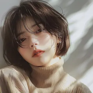 ショート しもかわ かほのヘアスタイル