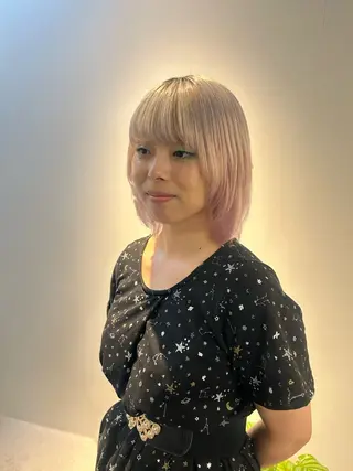 ショート カラー KINOTOLOPE所属・ショート￤ボブ￤顔周 りcut￤ナノコ🎀のヘアスタイル