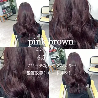 カラー 梅田/ベージュ／ 艶カラー／三宅空翔のヘアスタイル