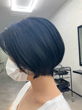 ショート カラー GINZA CAMINOIA 熊谷所属・鈴木 翔偉のヘアスタイル