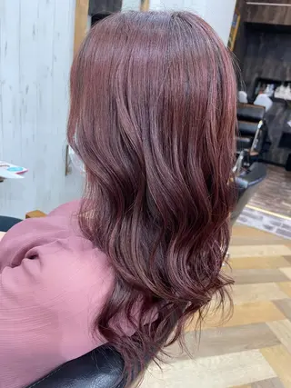 セミロング カラー 穐山 翔のヘアスタイル