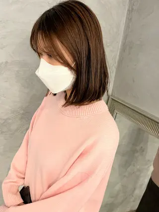 ミディアム 梅田美容室/カット /Maoのヘアスタイル