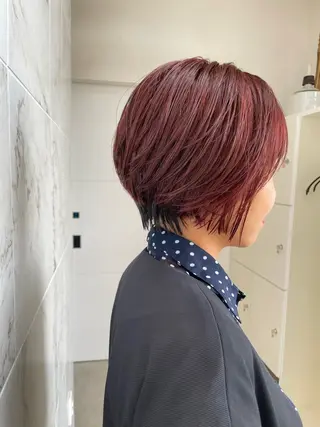 ショート カラー SANDRO所属・SANDRO eno☺︎のヘアスタイル