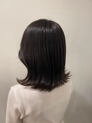 ミディアム カラー 谷川 あかりのヘアスタイル