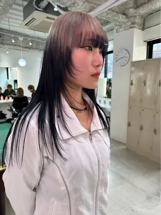 カラー 🧵レイヤー/お洒落 ハイトーン/りりのヘアスタイル