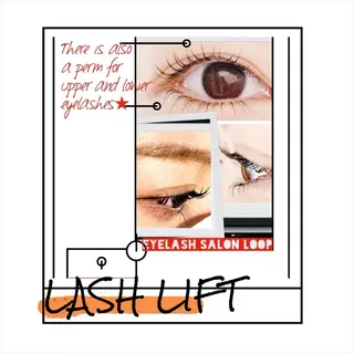 メンズ キッズ マツエク・マツパ eyelash salonLoopꨄのマツエク・マツパデザイン