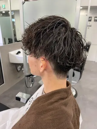 パーマ メンズ CHROM TOKYO ALT所属・🔥メンズ専門🔥 佐々木　パーマ大人気のヘアスタイル