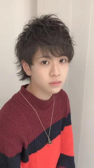 ショート カラー パーマ メンズ 久保亮太 /大人ショートのヘアスタイル