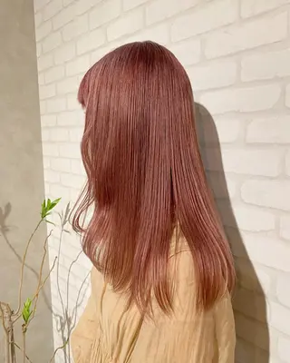 セミロング カラー Libre×Reco所属・Libre 西野圭一のヘアスタイル