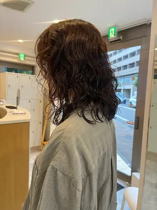 ミディアム 竹内 菜々子のヘアスタイル