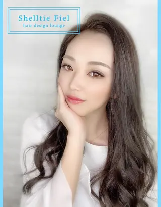 ロング カラー ヘアアレンジ Shelltie Fiel (シェルティフィエル)所属・次世代シールエクステ 錦糸町 小泉 朋之のヘアスタイル