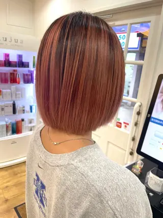 ショート カラー 美容学生必見❣️お得 クーポン有り💓池辺のヘアスタイル