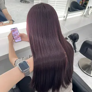 カラー 大人っぽ韓国🤍ブリ ーチ/mitsukiのヘアスタイル