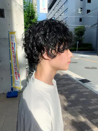 パーマ メンズ WEG所属・韓国レイヤー/艶髪 WATSUKIのヘアスタイル