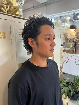 ショート パーマ メンズ LOMARLIE JURIAのヘアスタイル
