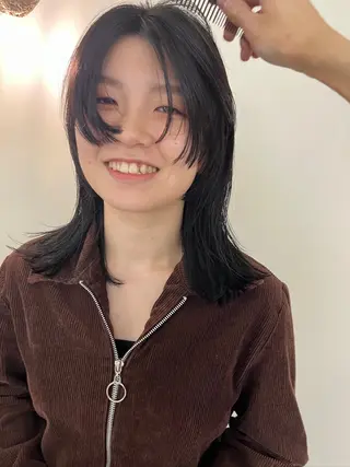 ロング メンズハイトーン/栄 /イトウタケルのヘアスタイル