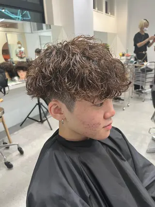 ショート パーマ メンズスタイル特化 /fifthりっくんのヘアスタイル