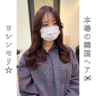 ロング 本場の韓国ヘア 🇰🇷チ・ヨンジュのヘアスタイル