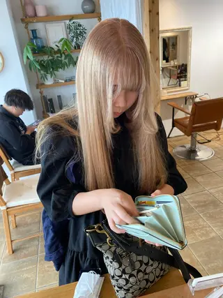 ロング カラー Joule銀座 石山あやのヘアスタイル