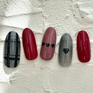 ネイル ⭐︎休業中の練習⭐︎ JNA認定講師髙橋のネイルデザイン